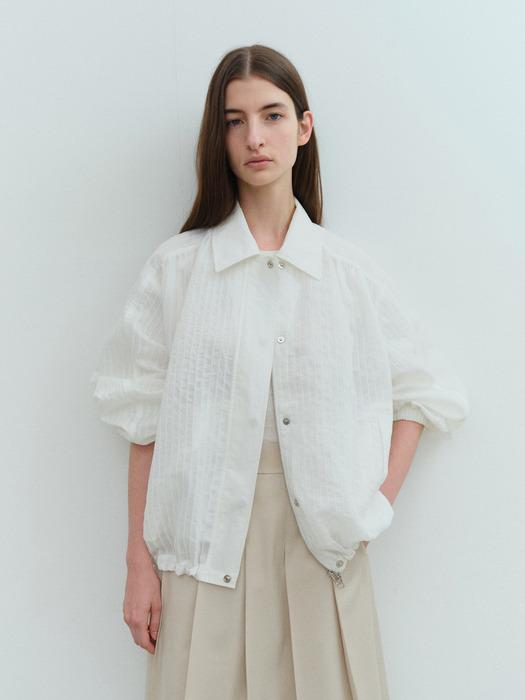 TVS STRIPE COLLAR BOMBER_2COLORS