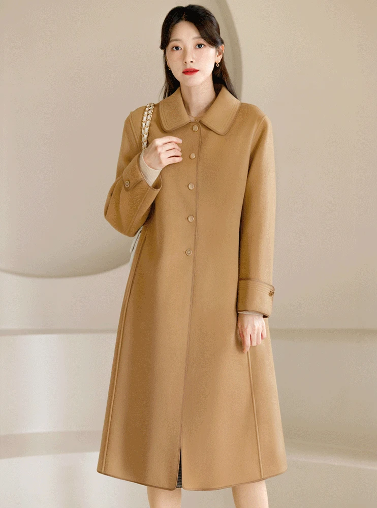 [국내생산/호주산울80%/고퀄리티]파렌토 스티치 울 코트[단독특가]