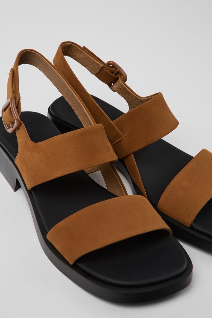 Brown Nubuck Sandals for Women.