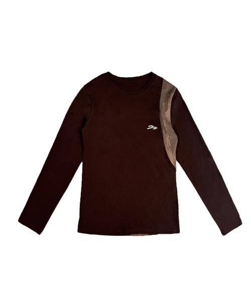 절개 롱슬리브 브라운