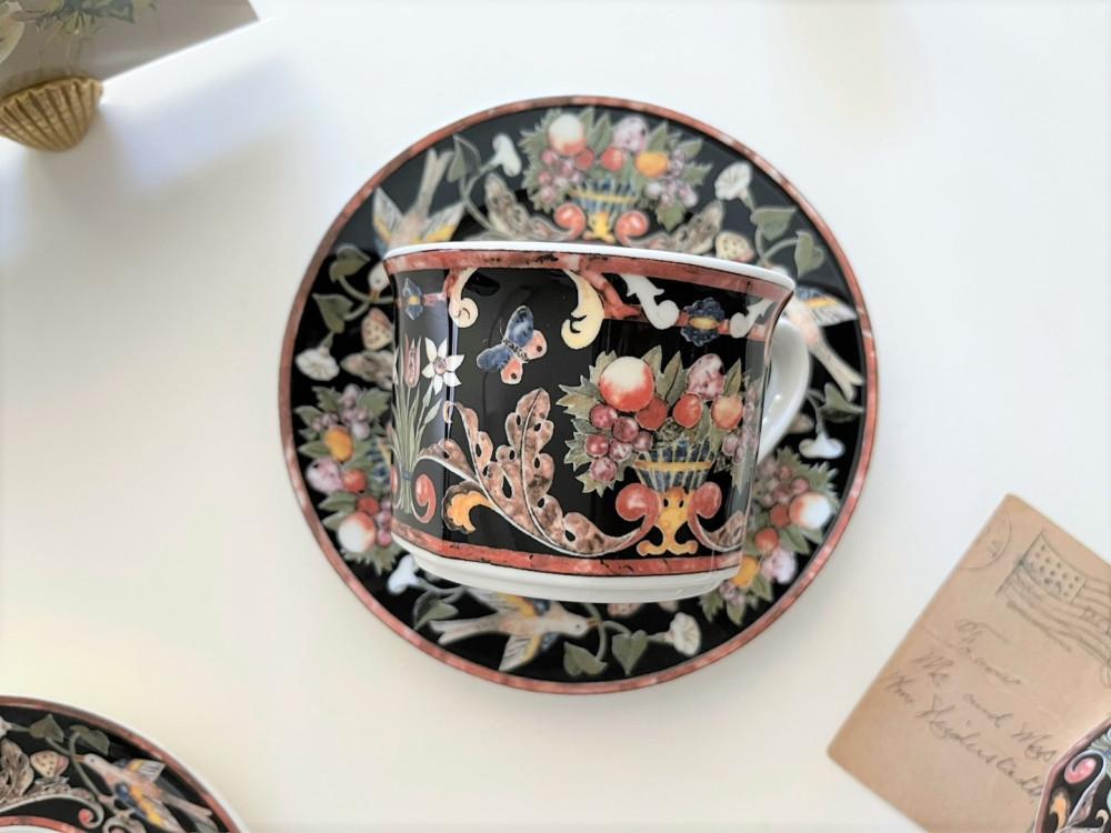 빌레로이앤보흐(빌보) 갈로 인타르시아 컵앤소서 수입 명품 빈티지 찻잔 커피잔