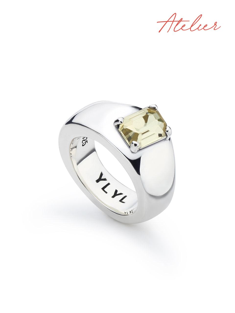 [YLYL Atelier] Tofu ring Silver, BUTTER