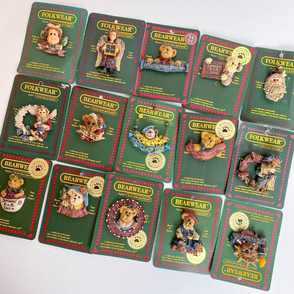 vintage 보이즈베어 뱃지 브로치 보이드베어 boydsbear 장식 [프롬유어베어]