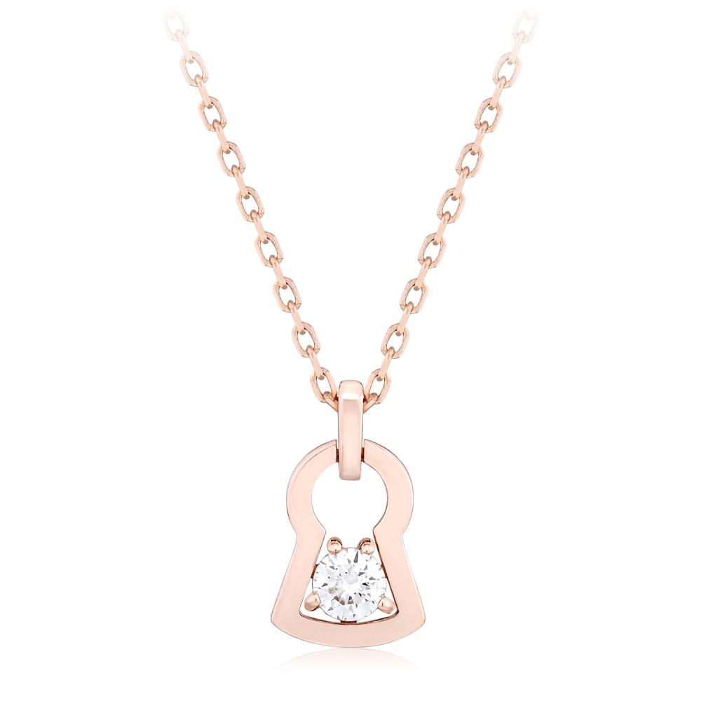 지안프랑코로띠 CIAO LOTTI 14K골드 1부 다이아몬드목걸이 LGDN0232-01WS