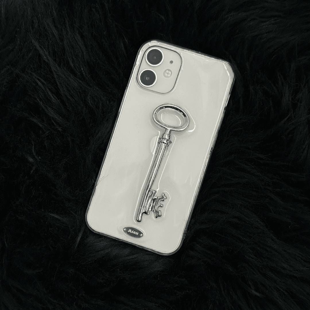 SILVER Key Phone Case