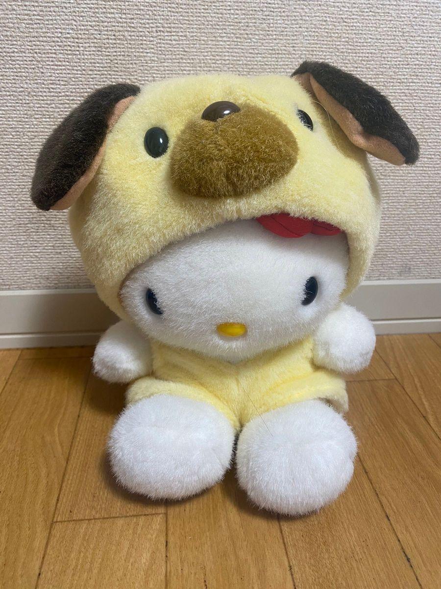 ハローキティぬいぐるみ　犬バージョン