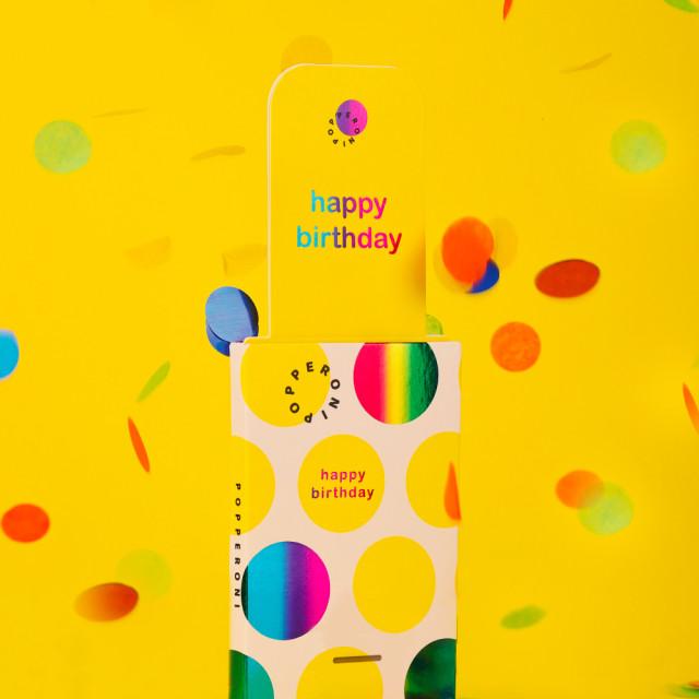 파퍼로니 컨페티 폭죽 카드 5종 중 택1 홈파티 생일파티 용품 베이비샤워 브라이덜샤워 소품