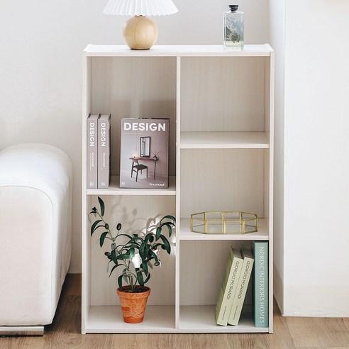 아이리스 콤비 공간박스 책장 CX-23C, 오프화이트, 60 x 29 x ..., 5단