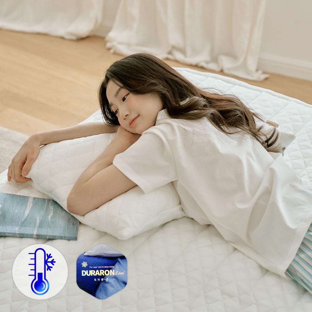 히말라야 듀라론 냉감패드 아이스 쿨링 여름 침대패드 휴비스 : 베베데코