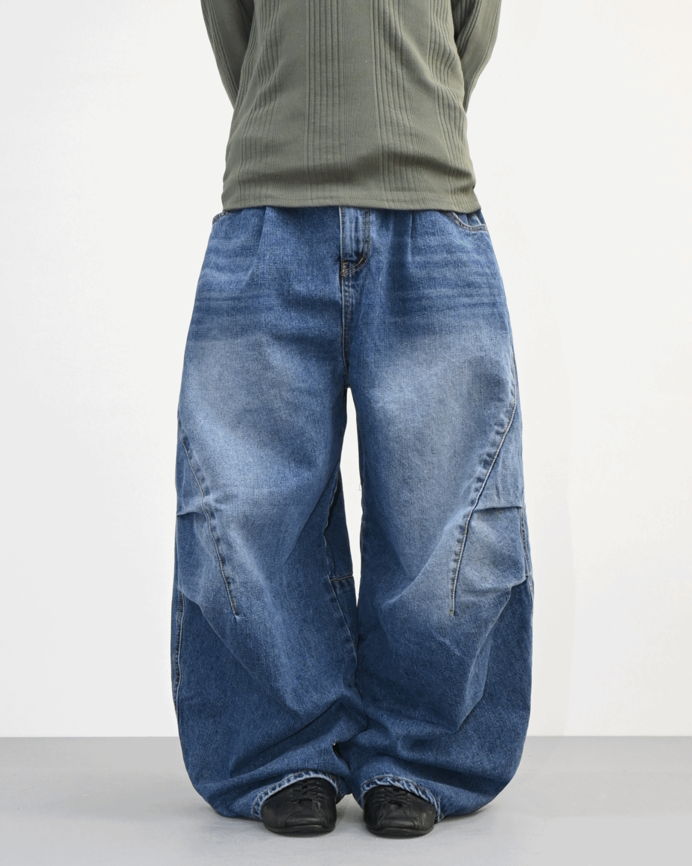 verger balloon denim pants