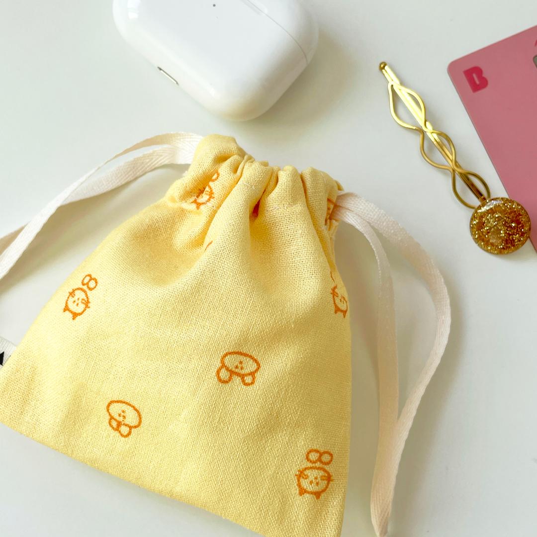 [열넷칼로스] 핸드메이드 패브릭 파우치 (Cheeze)