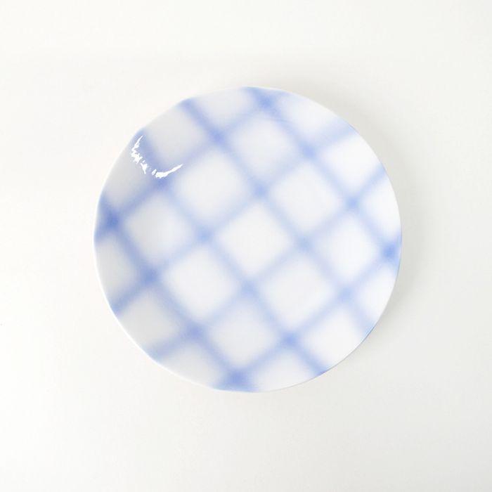 Grid Plate / Blue