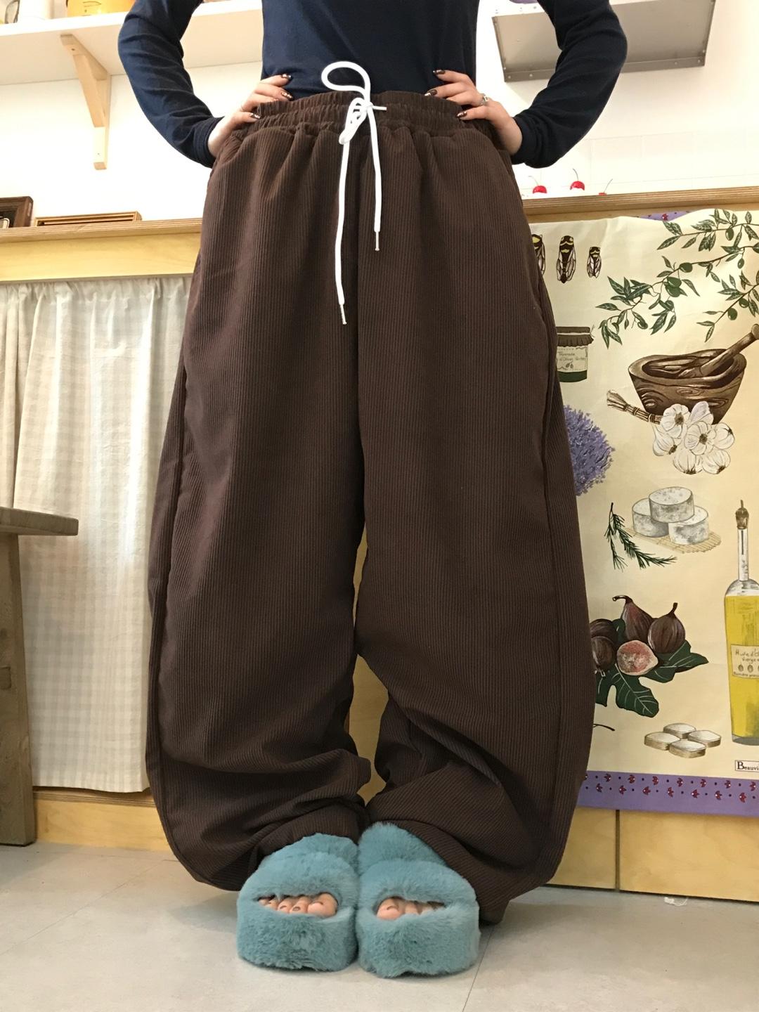 Corduroy jogger pants