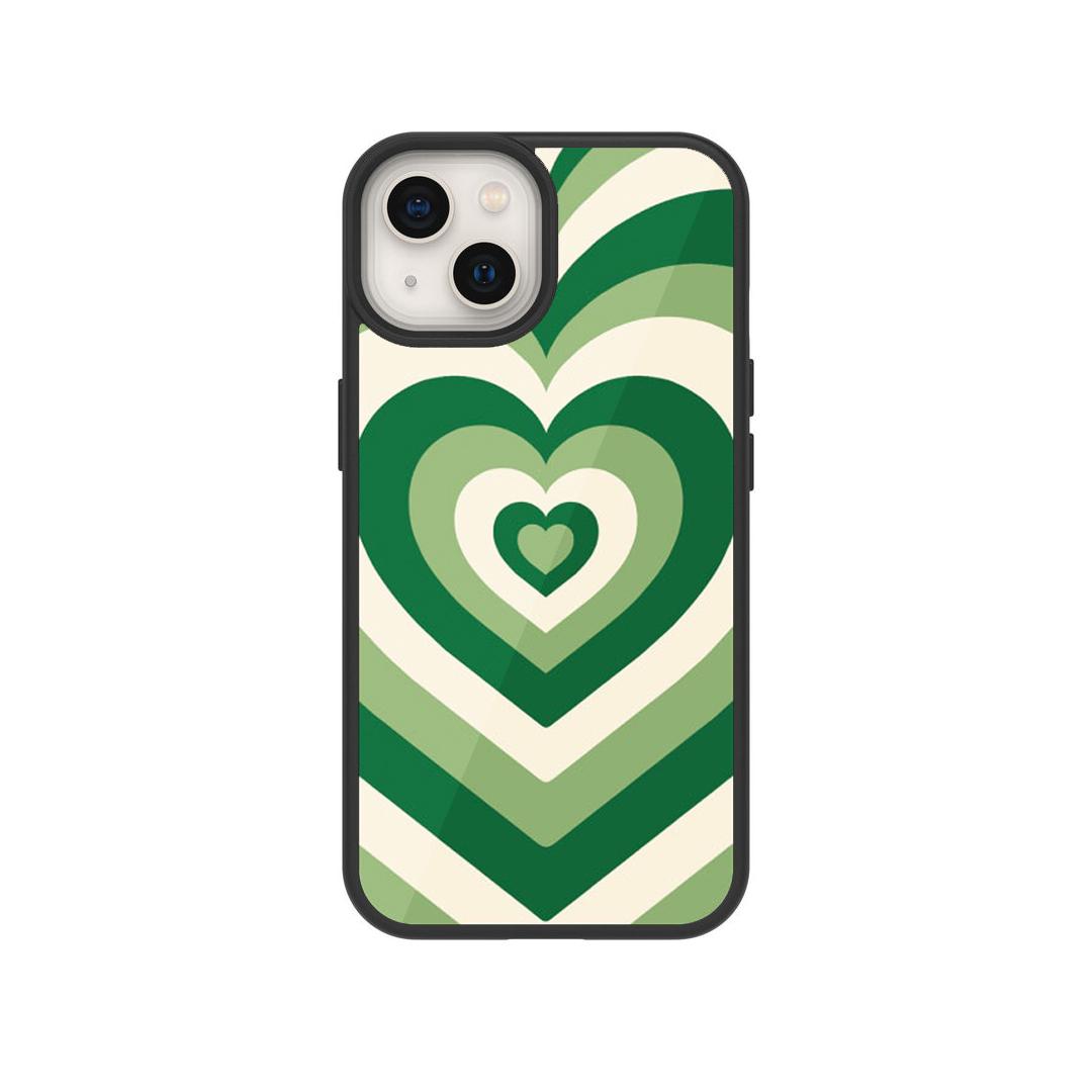 [LUCKY] Y2K GREEN HEART CASE