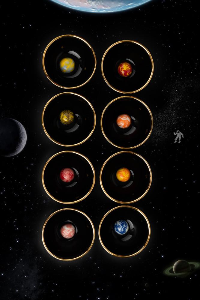 집들이선물 신혼부부선물 핸드메이드도자기 소주잔 별헤는 밤 행성술잔 1p