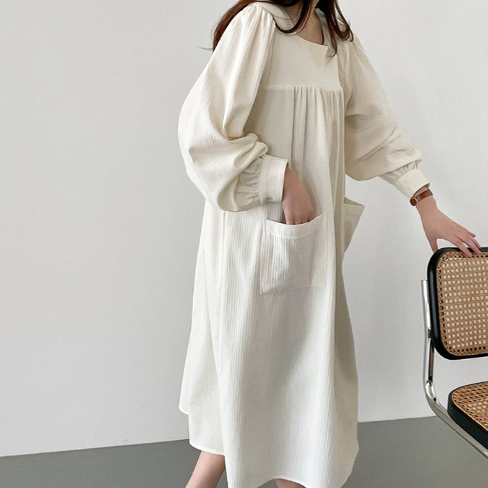 스퀘어 베이비돌 원피스