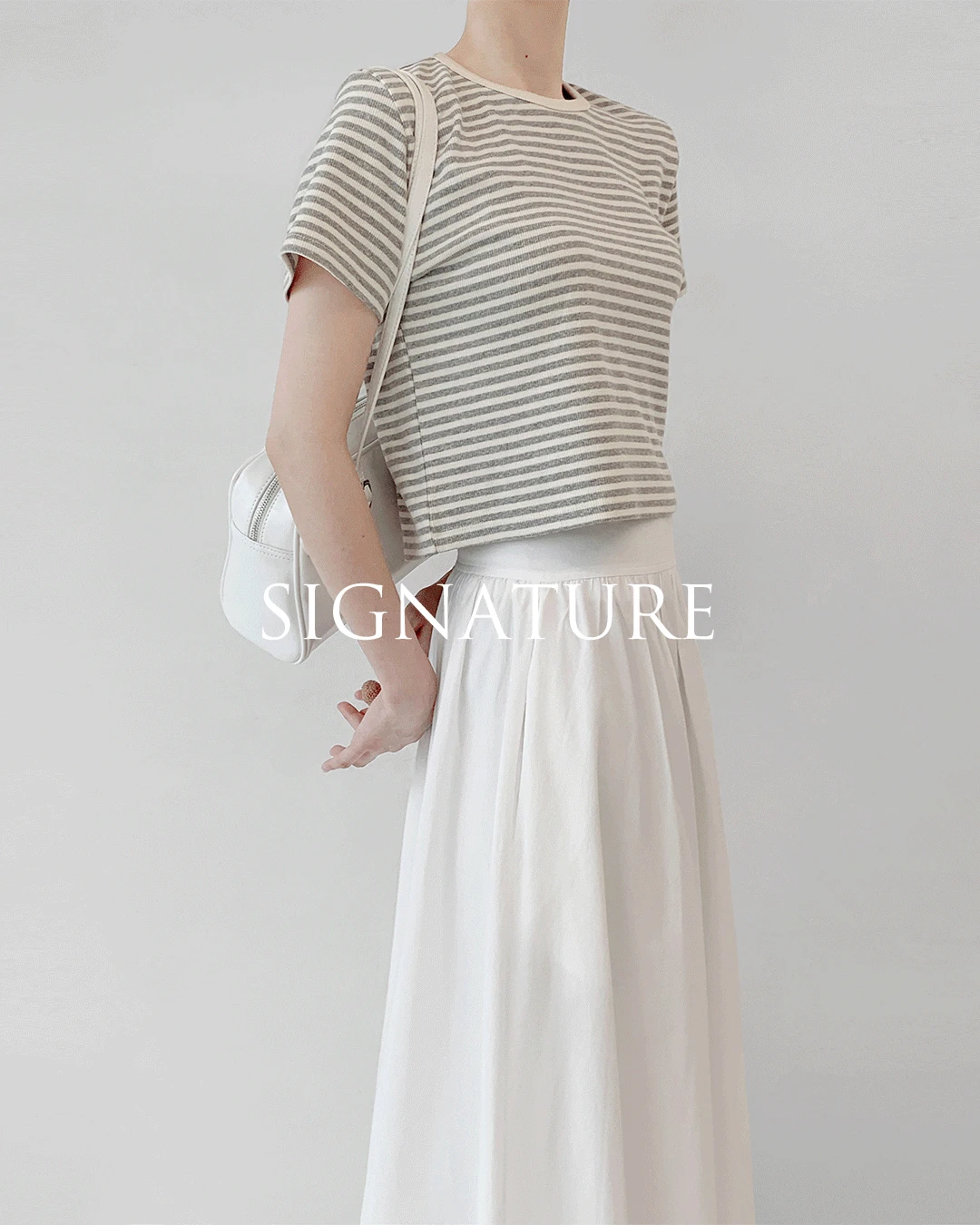 Signature stripe tee