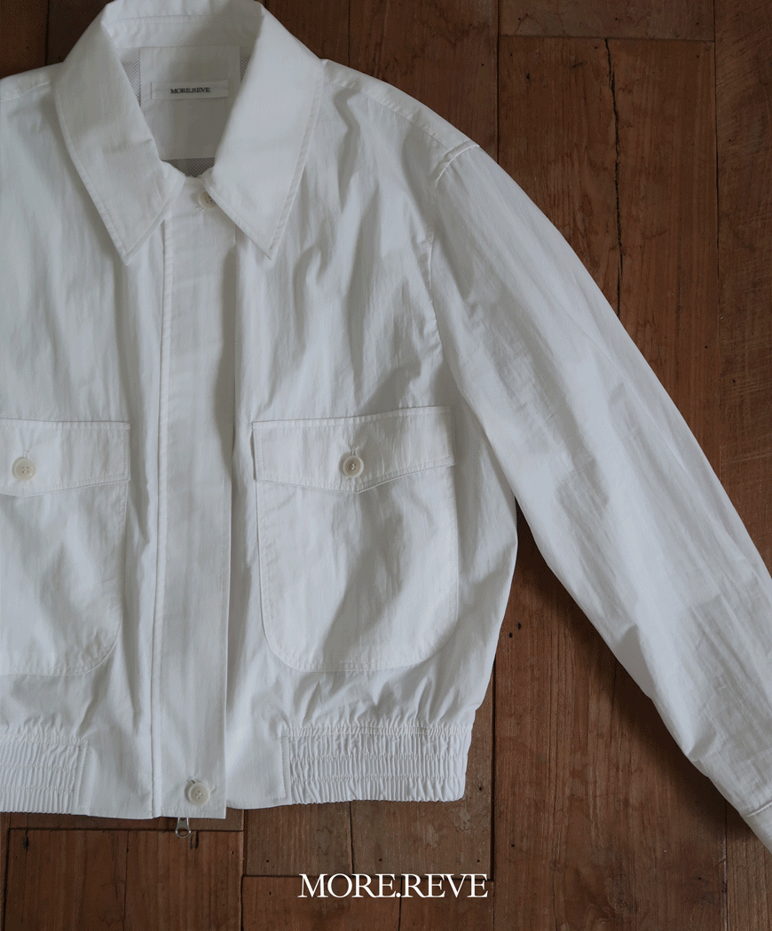 [당일배송][자체제작] 노션 나일론 썸머 블루종 (2color)