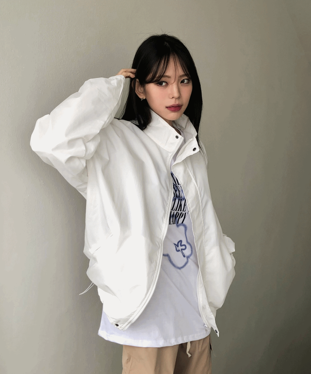 Dinto windbreaker 딘토 윈드브레이커 남녀공용 바람막이 고프코어 야상