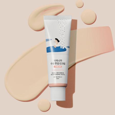 라운드랩 자작나무 수분 톤업 선크림 50ml (SPF 50+ PA++++)