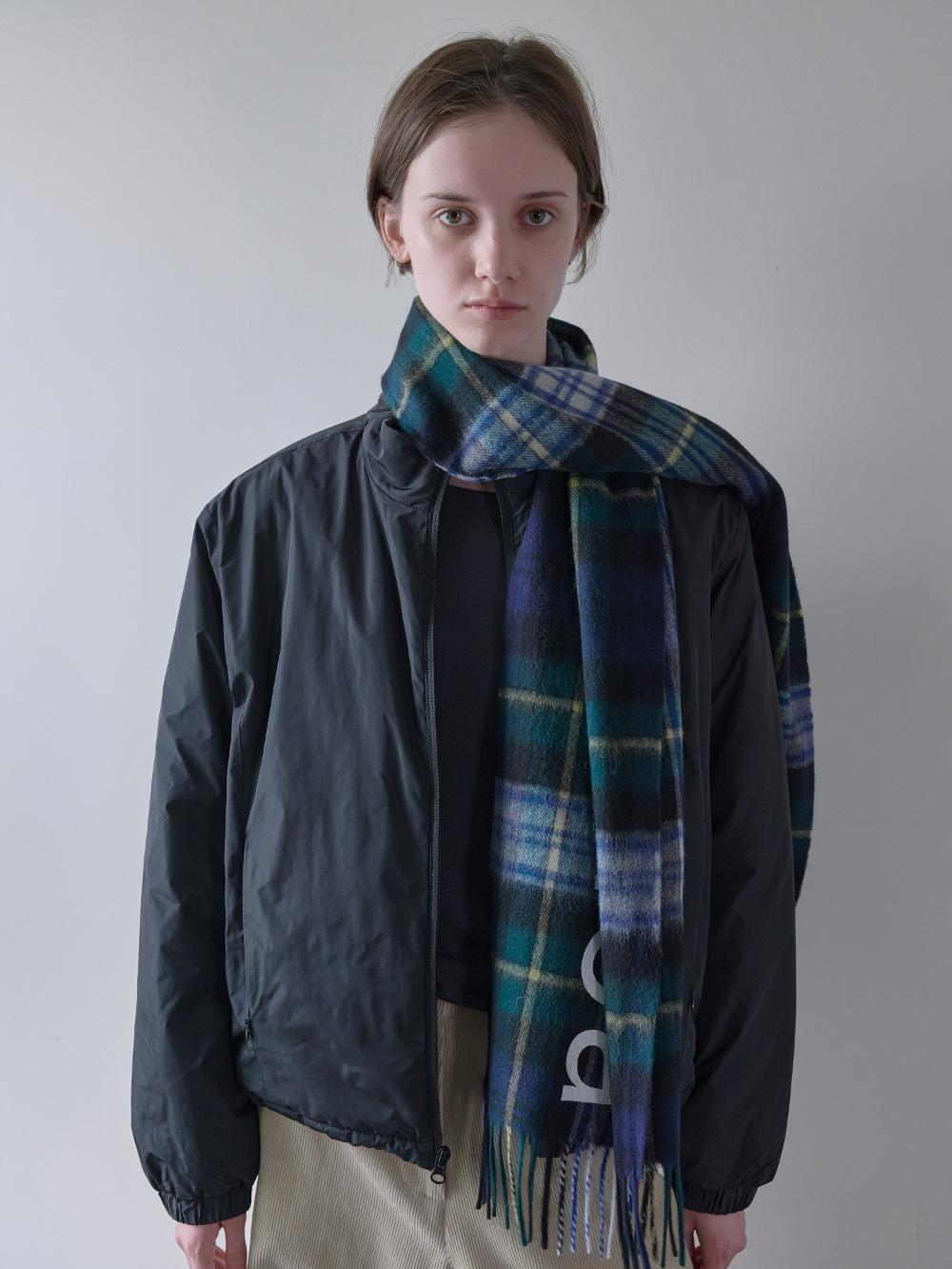 CLASSIC CHECKED MUFFLER (navy)