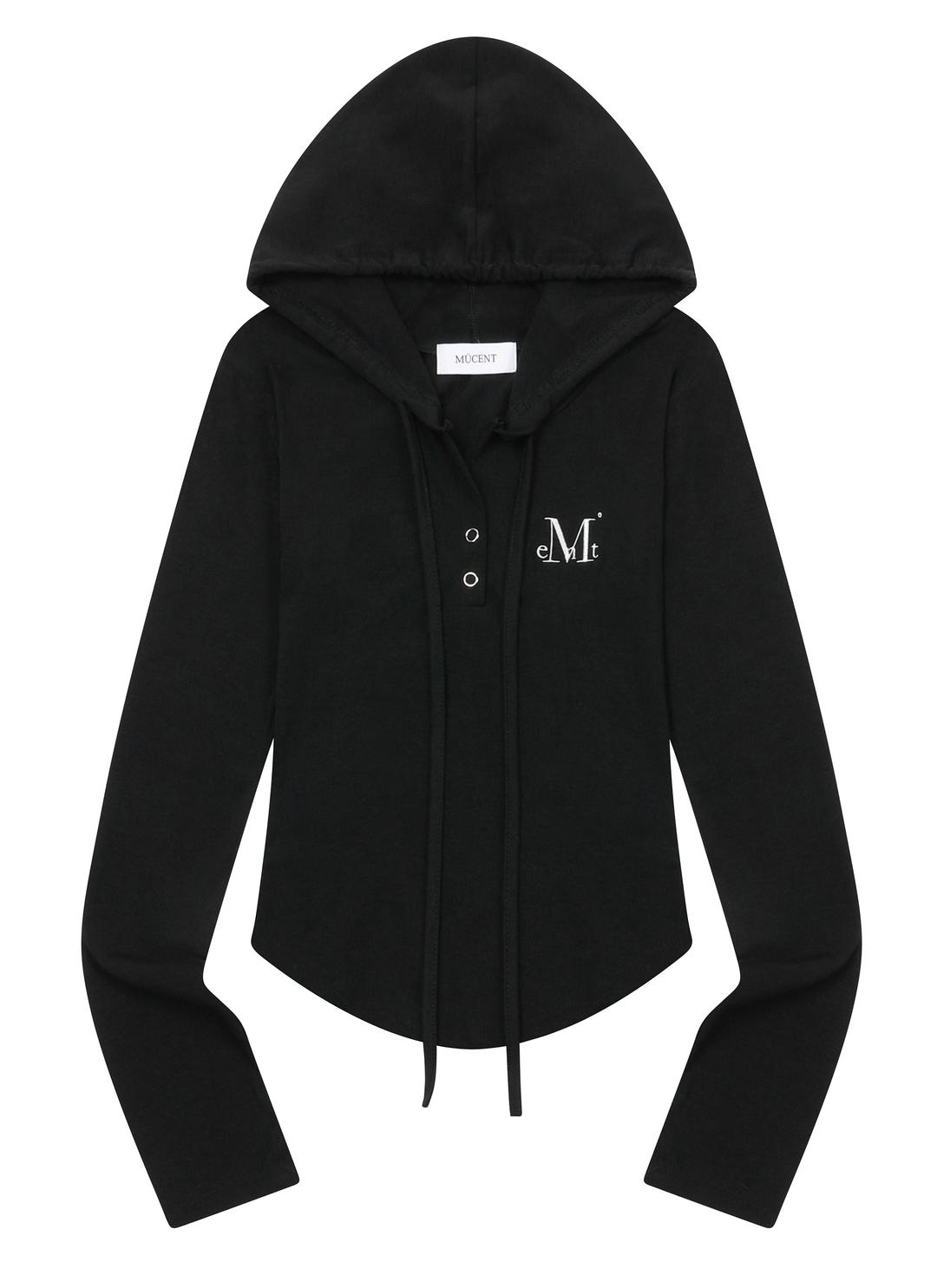 RUEN SIGNATURE SLIM HOOD T (4COLOR) 루엔 시그니처 슬림 후드티 (4컬러)