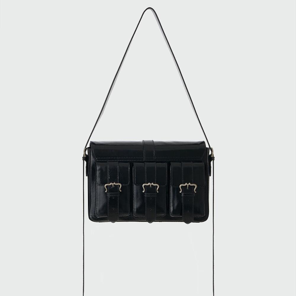 HANHEE Buckled Pocket Square Bag - Black