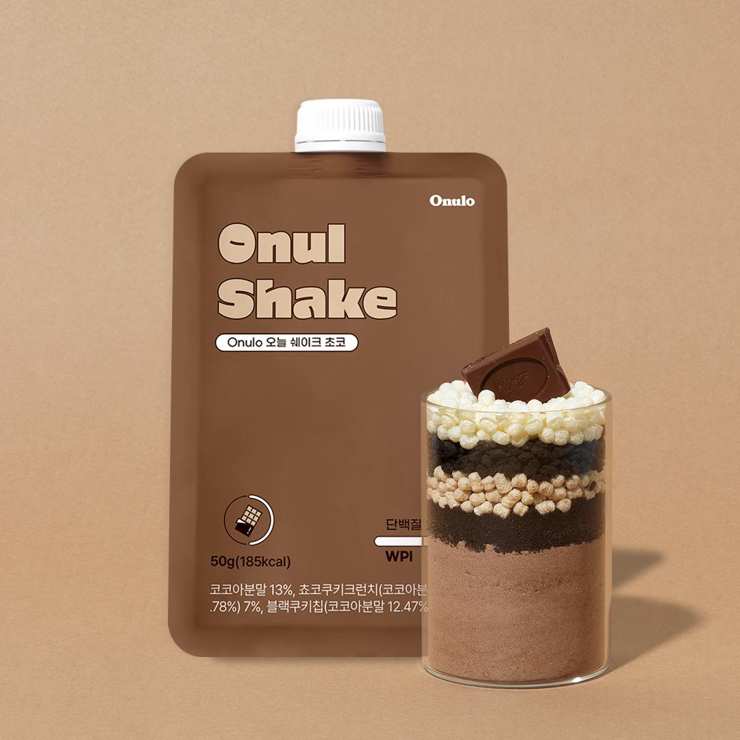 오늘로 오늘쉐이크 파우치 50g x 7개입 초코