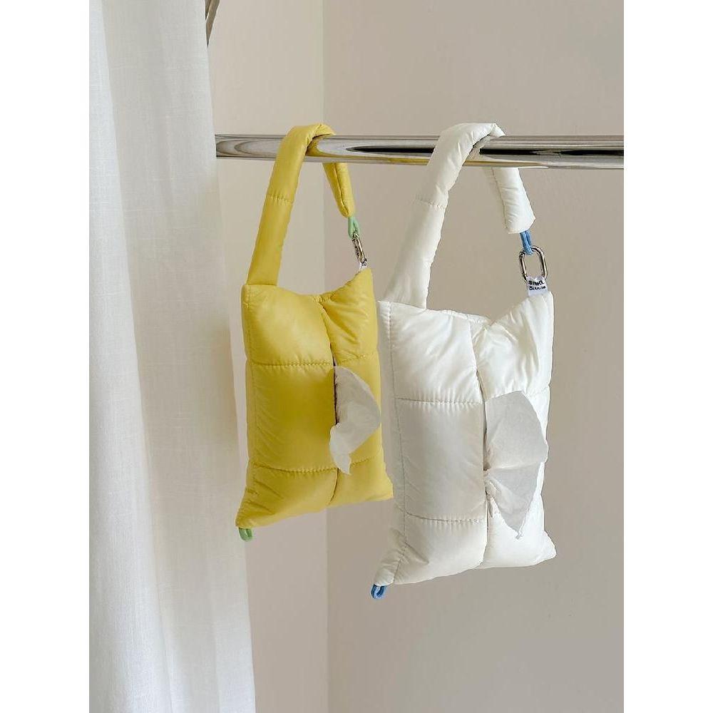 갓수 패딩 티슈케이스 4color 귀여운 휴지 디스펜서 케이스 각티슈 커버