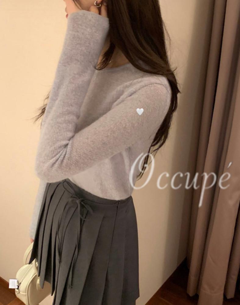 미엘 베이비 니트 (4col) miel 시스루