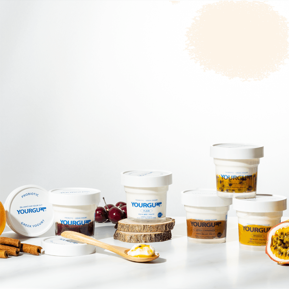 그릭요거트 5가지 맛 선택