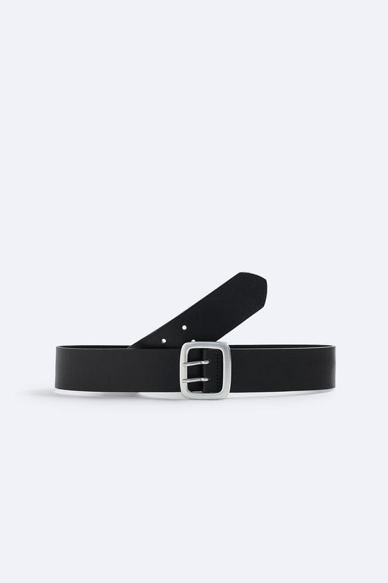 와이드 레더 벨트