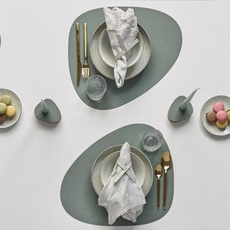 린드디엔에이 테이블매트 Table mat Curve Large NUPO Pastel Green