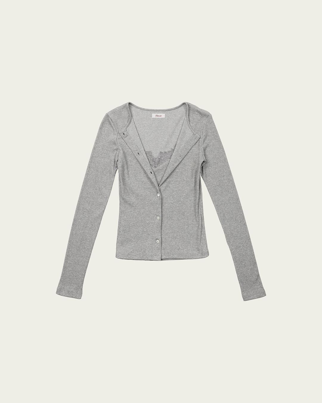 Moka Cardigan - Gray