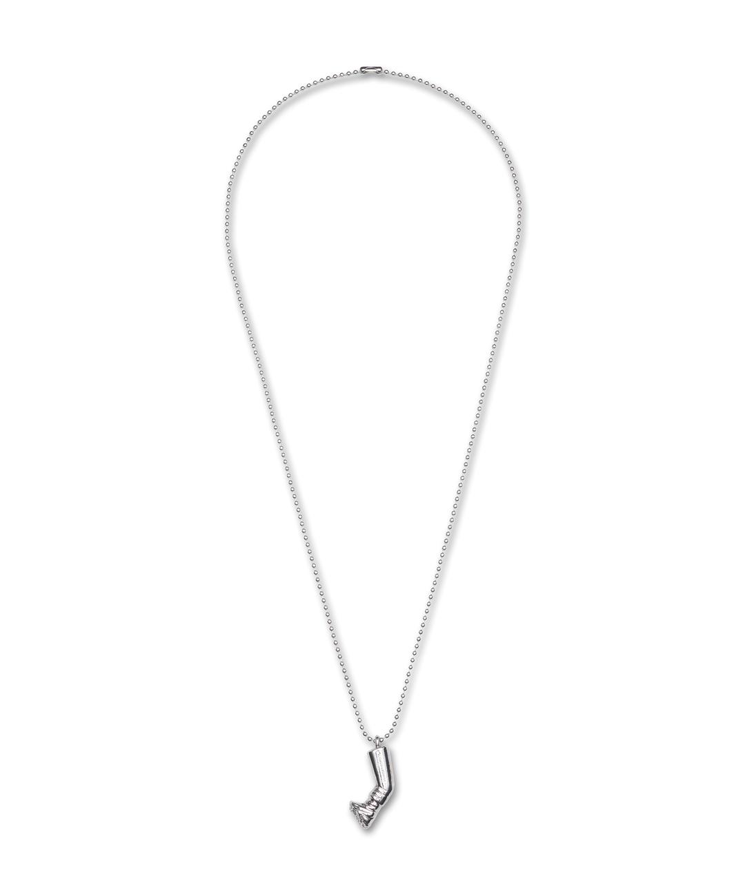 CIGARETTE BUTTS NECKLACE SILVER