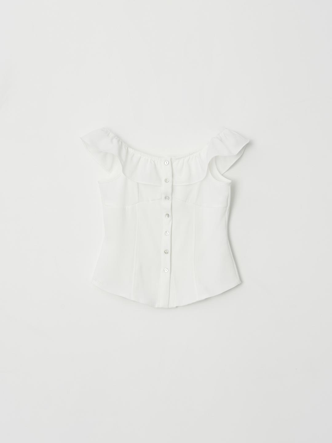 제니오 [made] 셸리 프릴 블라우스