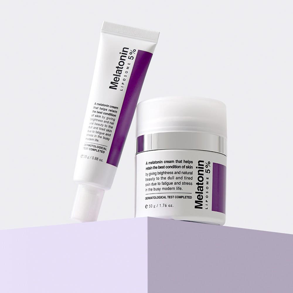 맥스클리닉 타임리턴 멜라토닌 잡티&미백 크림 50g+멜라토닌 크림 25g 2종 세트