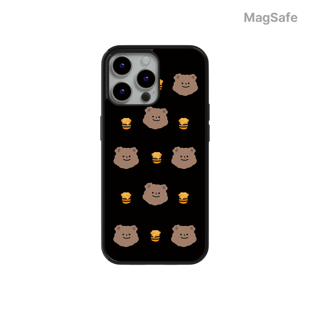 [맥세이프 블랙범퍼]고미 패턴 케이스