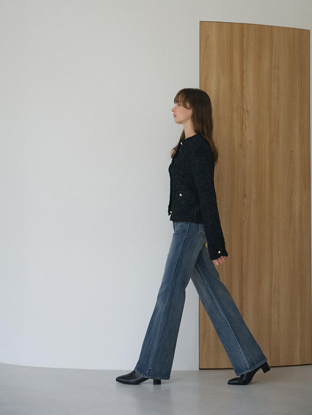 [겨울기모] 러쉬아워 부츠컷 데님 (미디엄 블루ver)