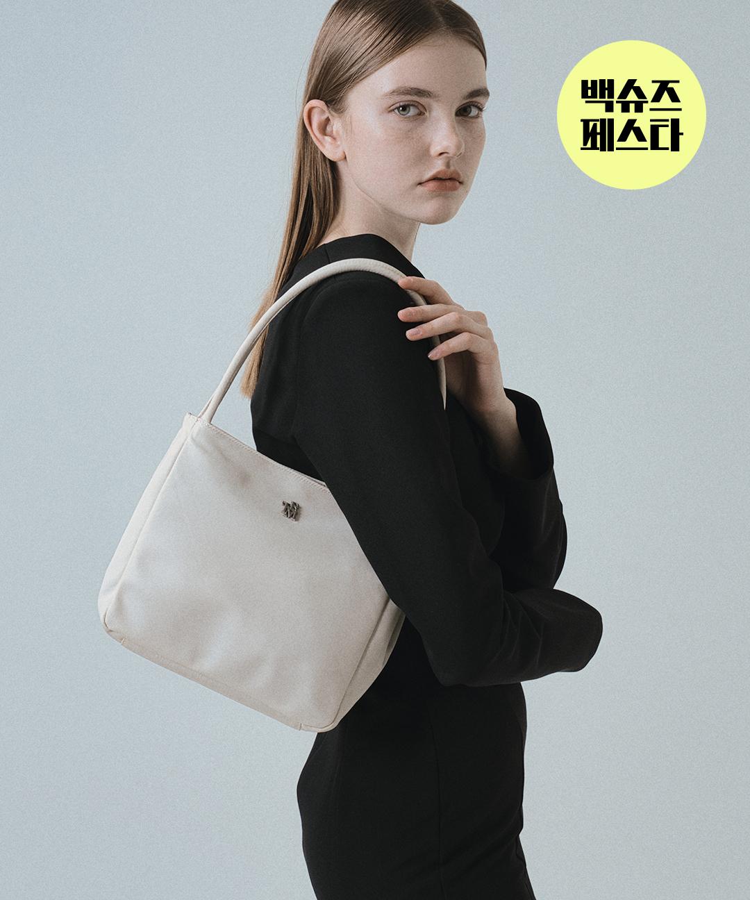 쓰리마인즈 TRM Recycled Nylon Basket Bag T14W