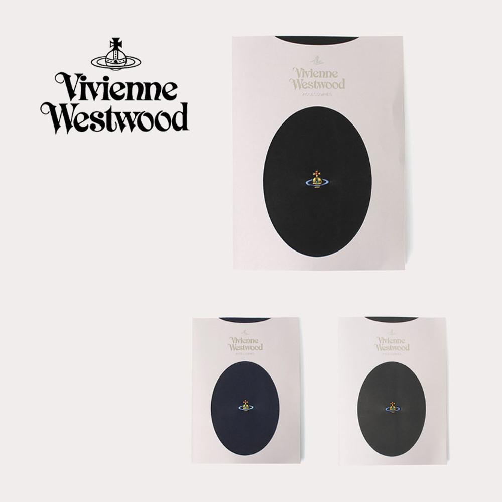 비비안웨스트우드 ORB 로고 자수 스타킹