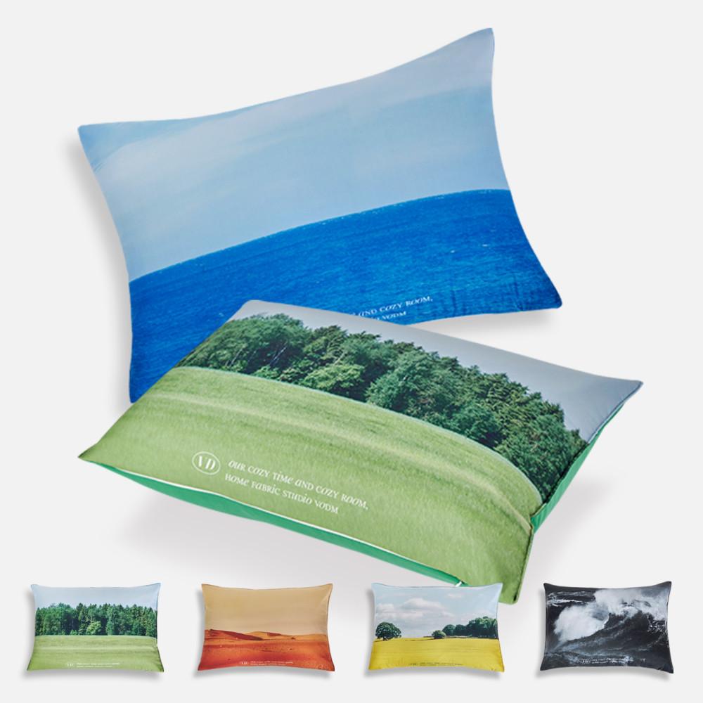 르네 포토아트 베개커버 24design 오브제 디자인 베개