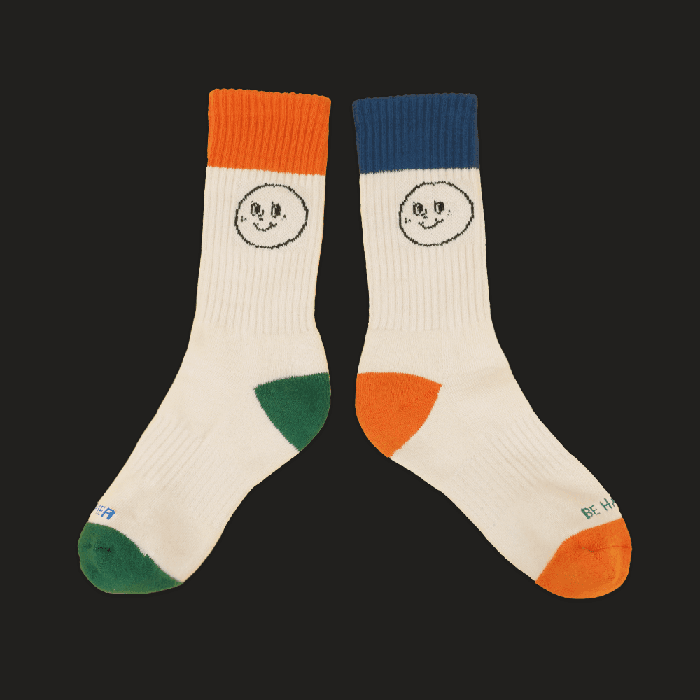 [O,LD! X I hate Monday] Socks_MNNS_ivory
