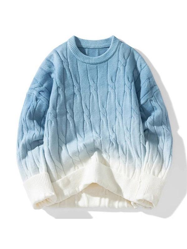 [신상 5% 적립] 몬타나 그라데이션 꽈배기 니트 (10/8일 발송)