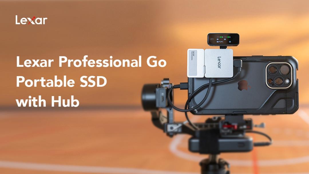 Lexar Professional Go Portable SSD with Hub
