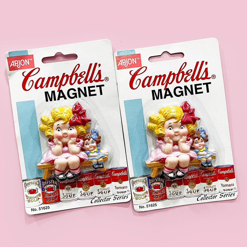 빈티지 캠벨 소녀 마그넷