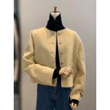 ab f z 버튼 라운드 긴팔 자켓 AFY4HJ02J