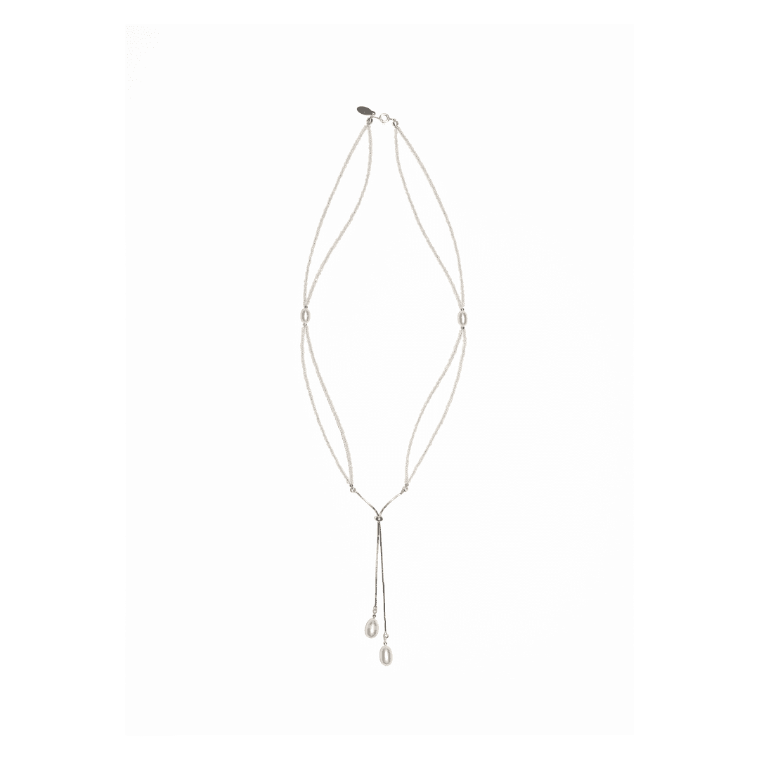 Pearl Tassel Necklace 06