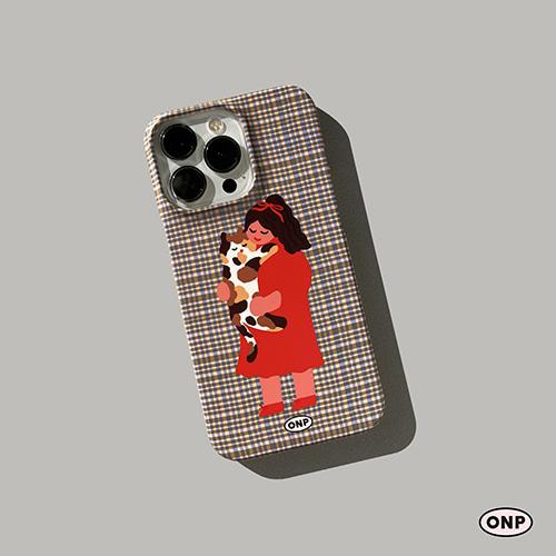 Check cat cookie for phonecase