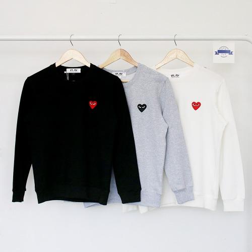 [오늘발송][L~5XL]꼼데가르송 맨투맨 3color 6차입고